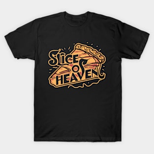 "Slice of Heaven", Retro Design T-Shirt